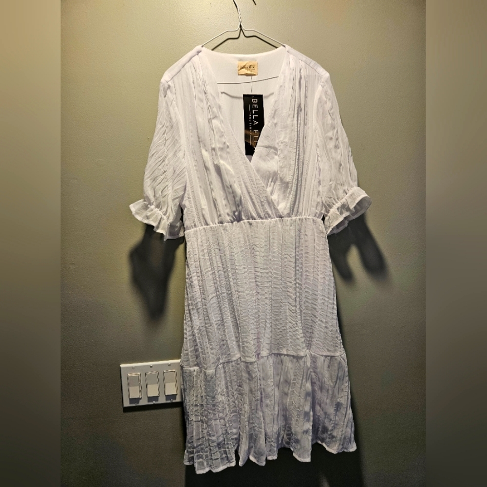 New White Mini Dress